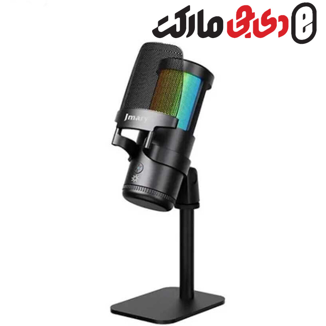 میکروفون رومیزی جی ماری مدل JMARY MC-PW13 با نورپردازی RGB