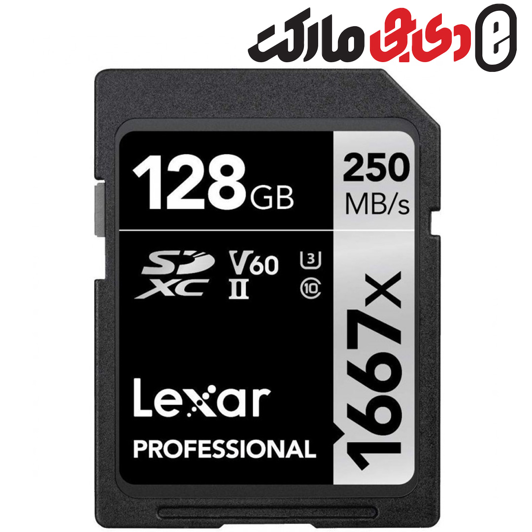 کارت حافظه Lexar128GB Professional 1667x UHS-II SDXC