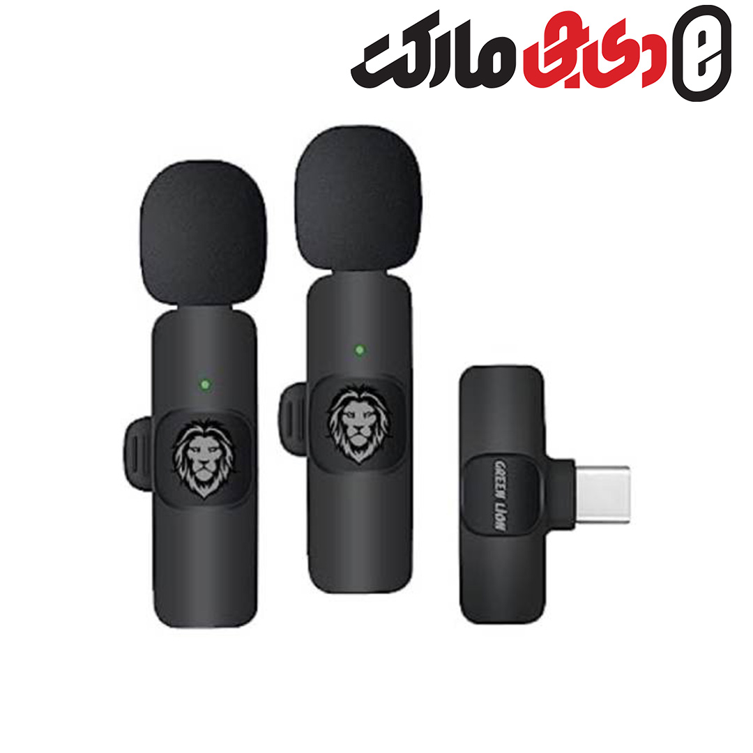 میکروفون بی سیم 3 در 1 گرین Green Lion 3 in 1 Wireless Microphone