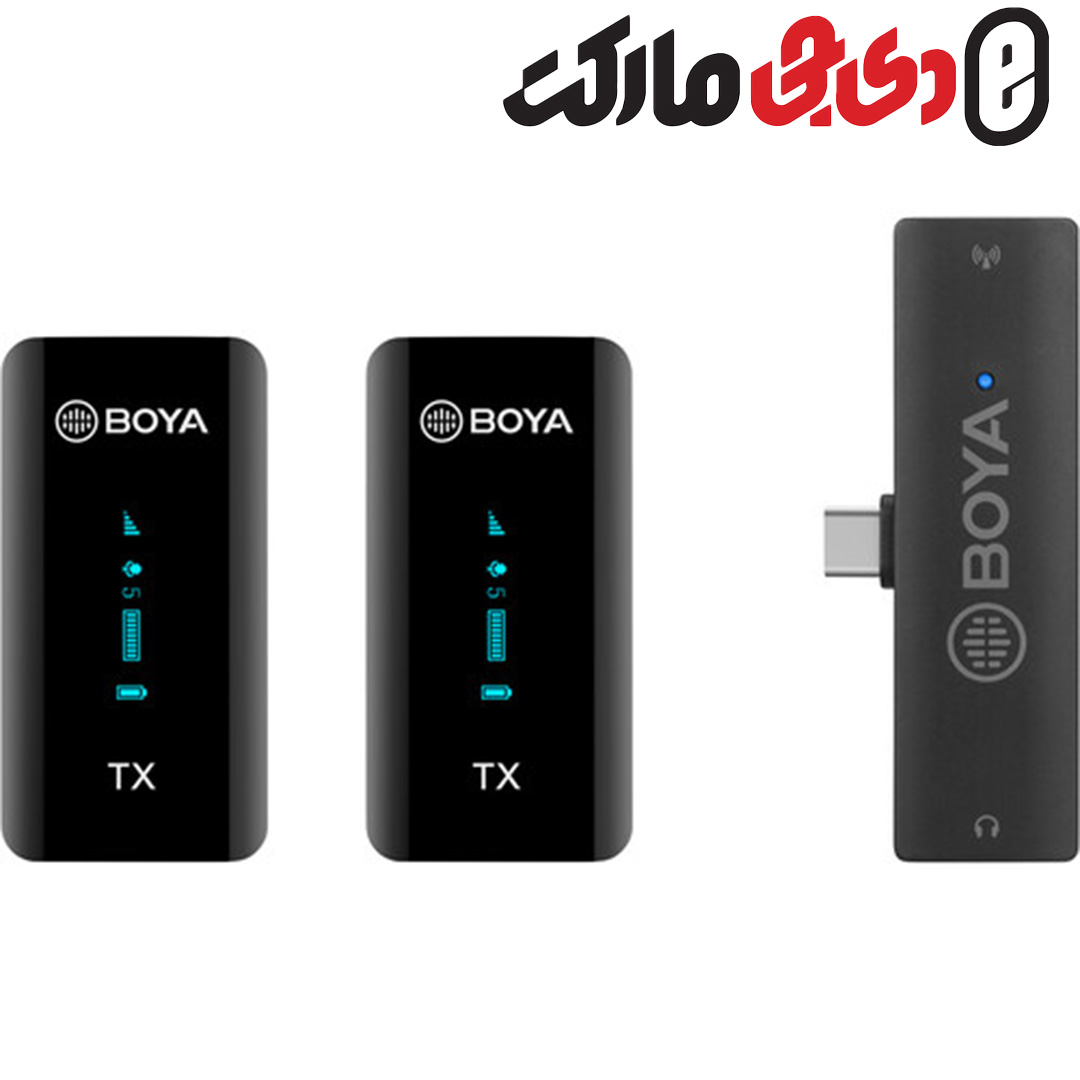 میکروفن بی سیم بویا BOYA BY-XM6-S6 برای تلفن های هوشمند با پورت USB TYPE-C