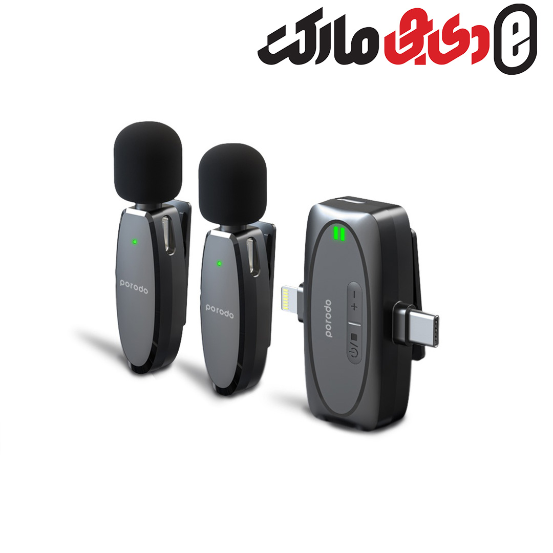 میکروفن یقه‌ای پرودو DUAL MIC LAVALIER MICROPHONE