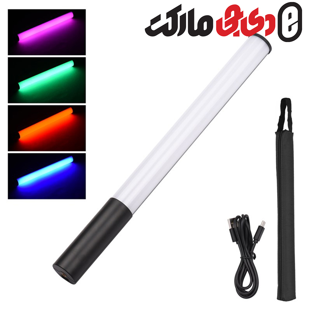 باتوم لایت اندور Andoer D11080 Taşınabilir RGB LED  Video Film Vlog