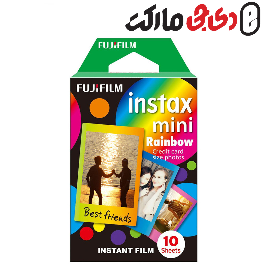 فیلم مخصوص دوربین فوجی فیلم مدل instax Mini Rainbow