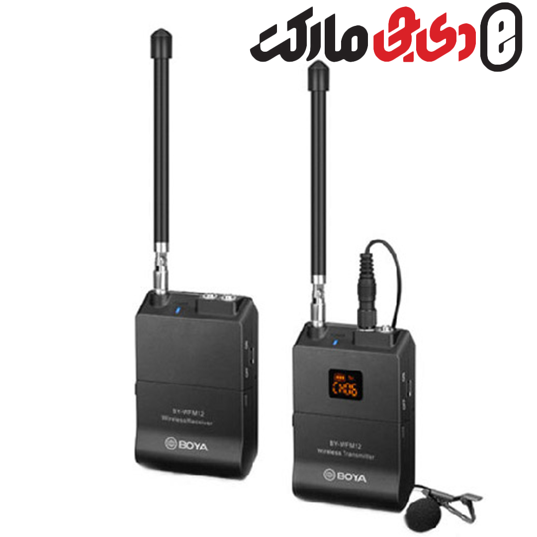 میکروفون وایرلس بویا boya by-wfm12 wireless microphone