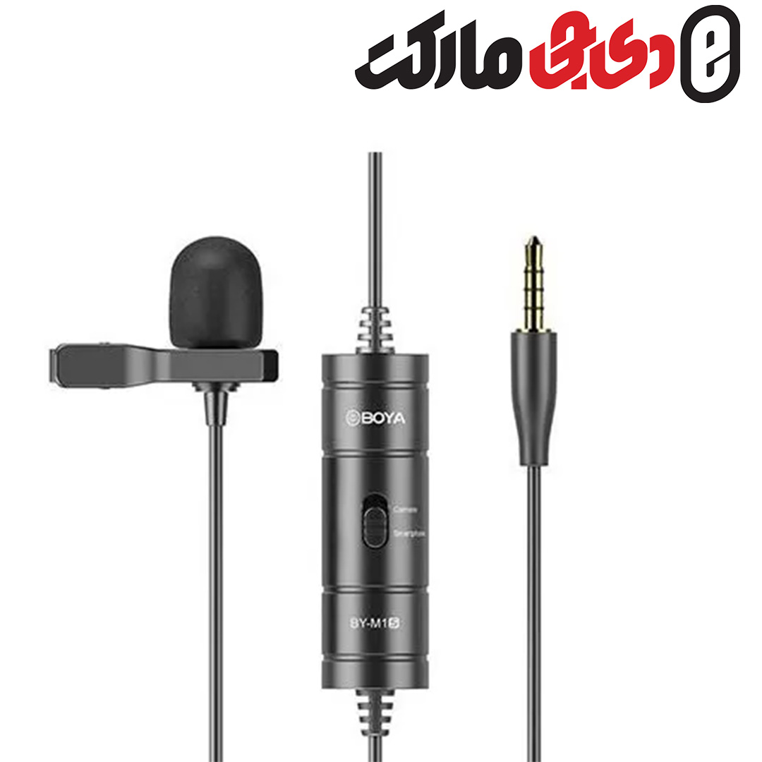 میکروفن یقه ای بویا BOYA BY-M1S Lavalier Microphone