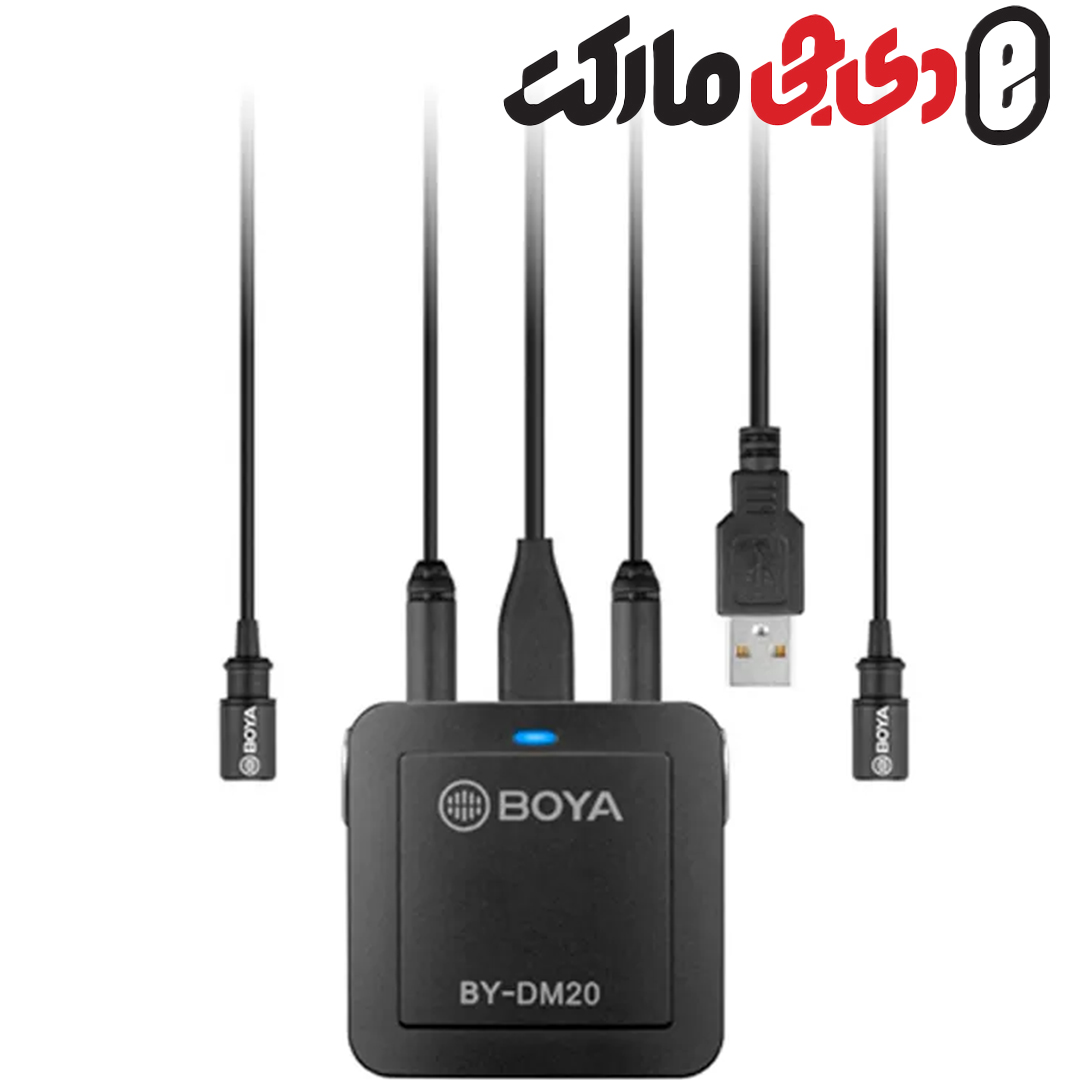 میکروفن یقه‌ای بویا Boya BY-DM20 Microphone