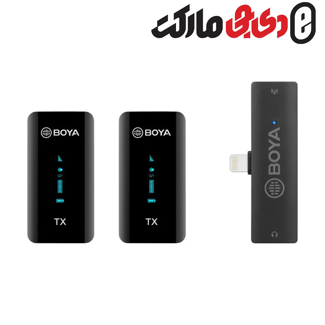 میکروفن بی‌سیم یقه‌ای بویا BOYA BY-XM6 S4 Wireless Microphone