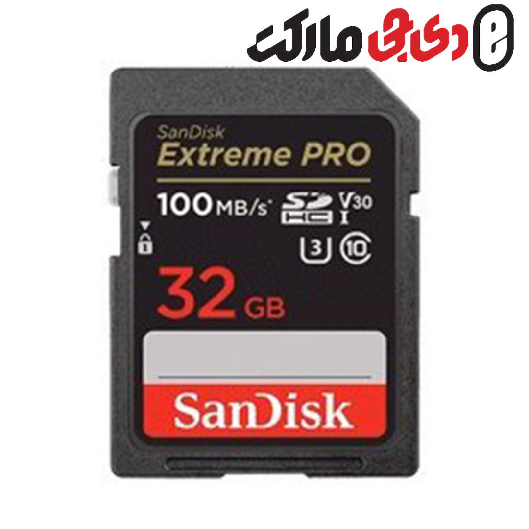 کارت حافظه سندیسک SANDISK EXTREME PRO SDHC 32GB 100MB/s