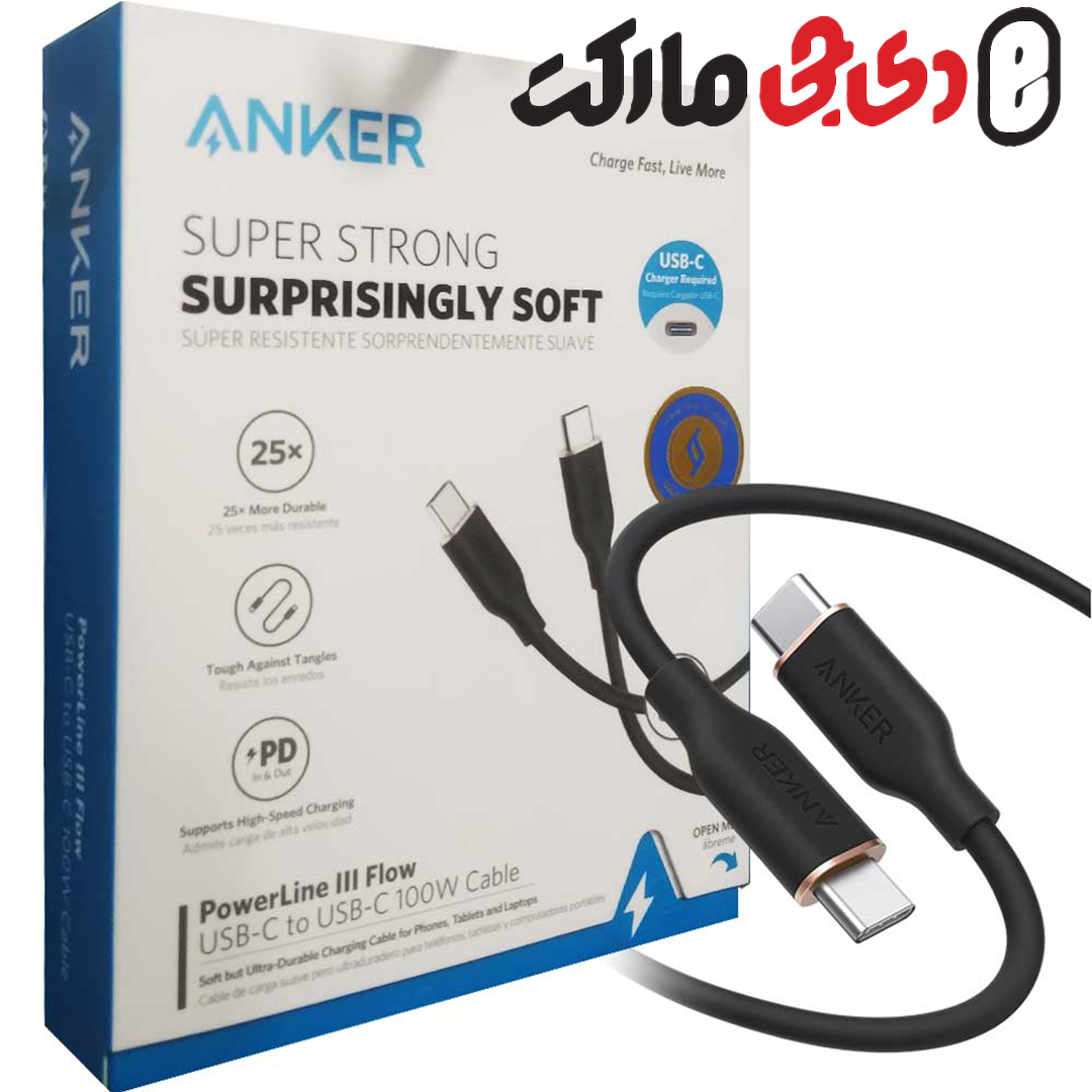 کابل تایپ سی انکر فالو anker typec flow