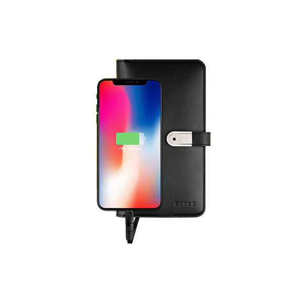 پاور بانک و کیف چرمی و فلش مموری Zhuse Glory Series PB-032 8000mAh Power Bank And Leather Bag